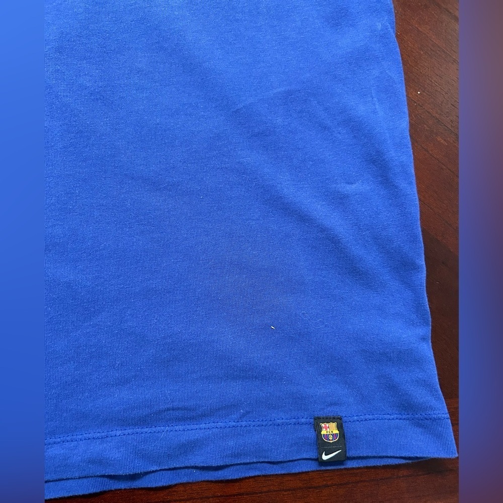Barca Nike Blue T-Shirt size XL - Picture 5 of 11